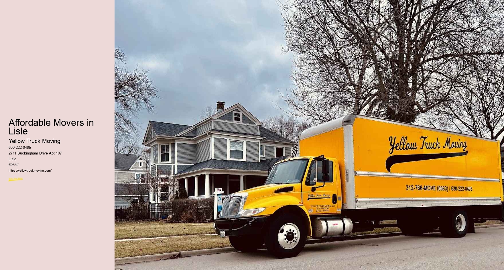 Affordable Movers in Lisle