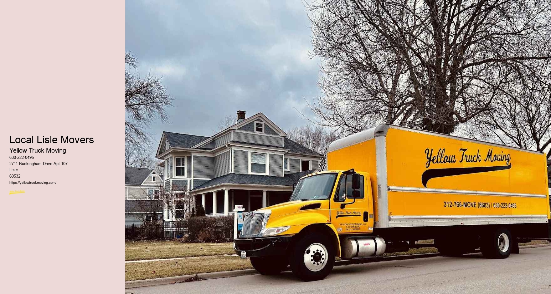 Local Lisle Movers